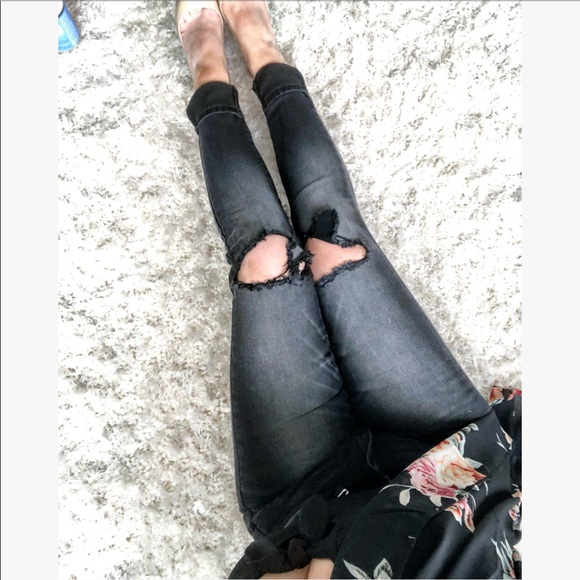 Lana Busted Knee Jeans - Picture 2 of 5